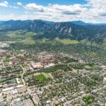 Boulder, CO Aerial View