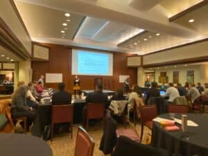 Convening peer cities network people gathered
