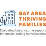 Logo of Bay Area Thriving Families featuring a house and trees is shown