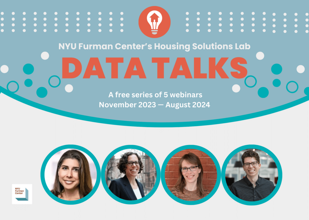 Invitation to Data Takes Webinar Series to Discuss How Data Can Be Used for Housing Policy