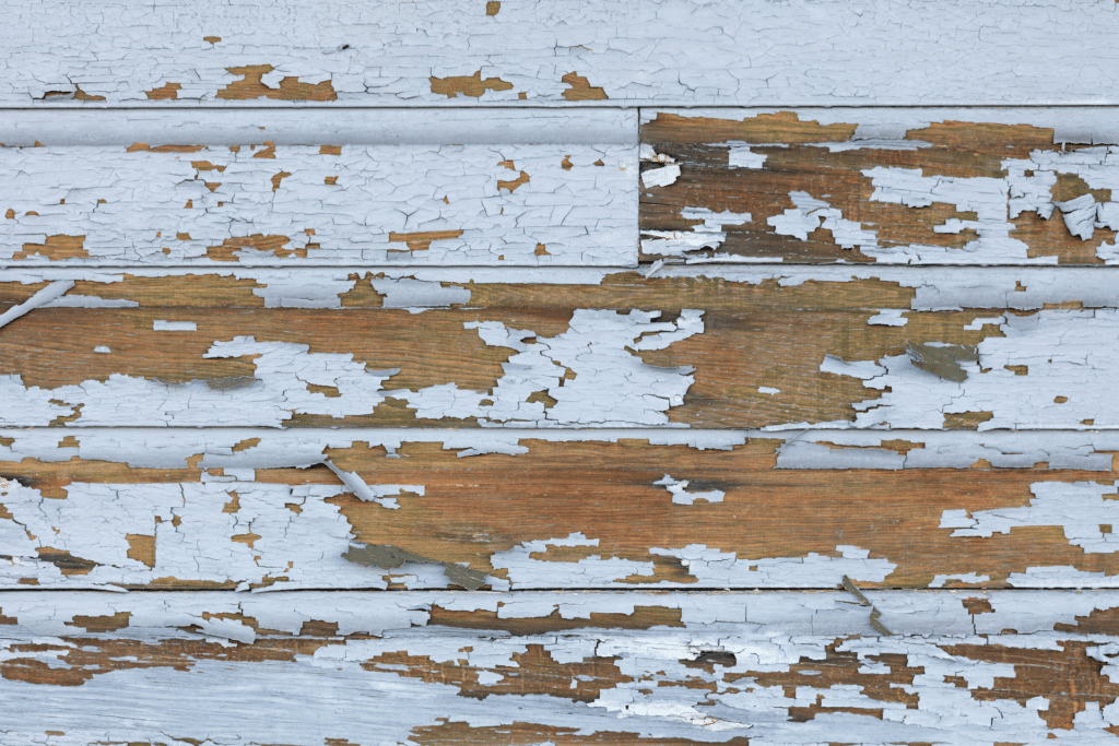 Lead paint is shown