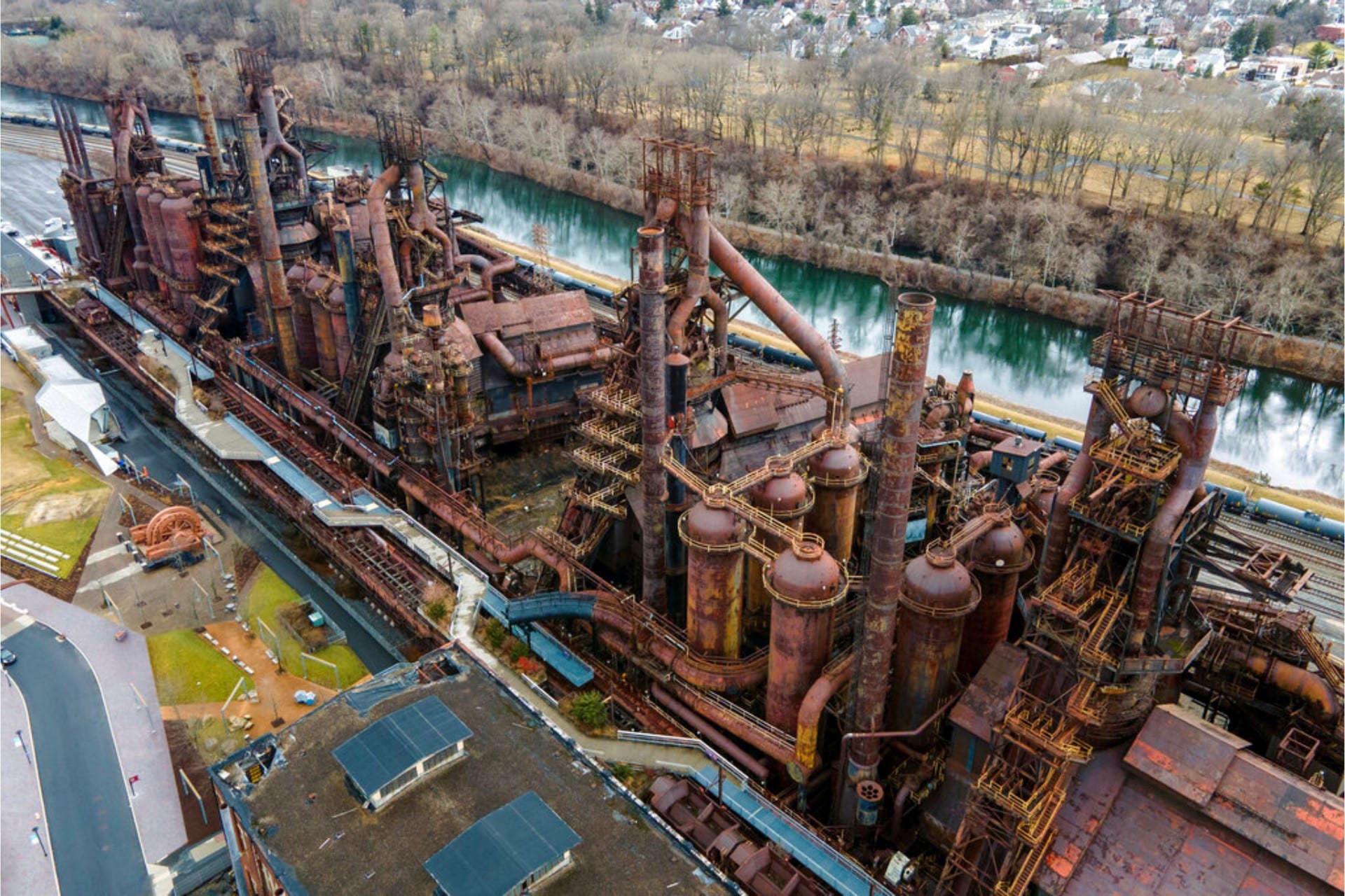 Bethlehem Steel Company blast furnaces