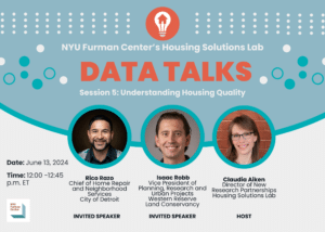 Data Talks Session 5: Understanding Housing Quality
