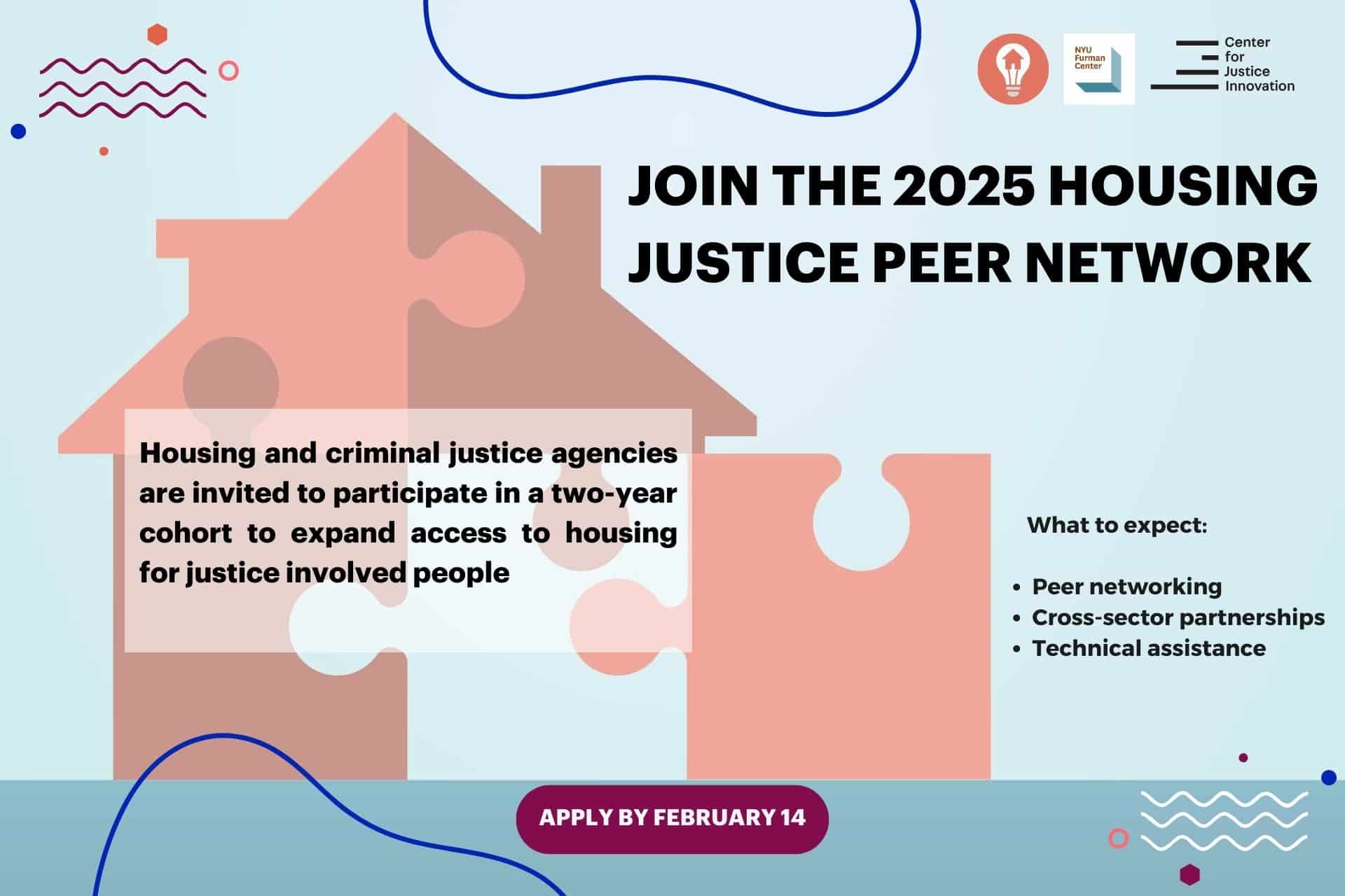 Call for applications and invitation to Join the 2025 Criminal Justice Peer Network