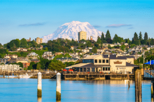 City view of Tacoma, Washington